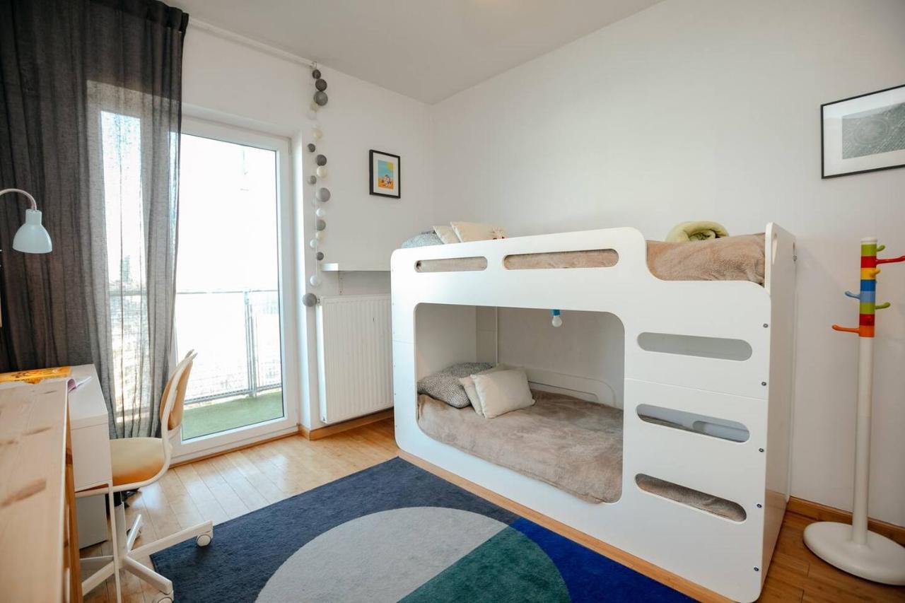 ורשה Dwupoziomowy, Rodzinny Apartament. Ochrona, Garaz. מראה חיצוני תמונה