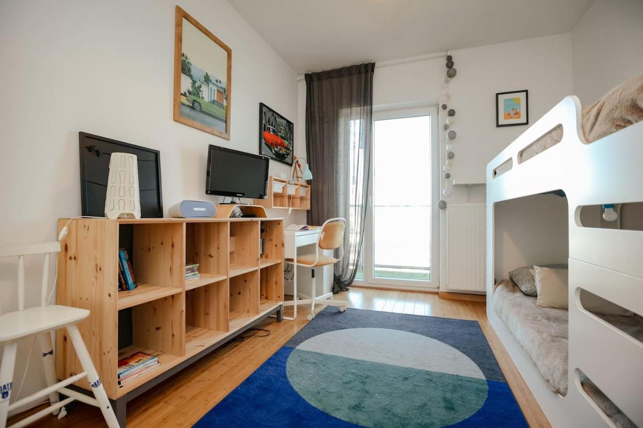 ורשה Dwupoziomowy, Rodzinny Apartament. Ochrona, Garaz. מראה חיצוני תמונה