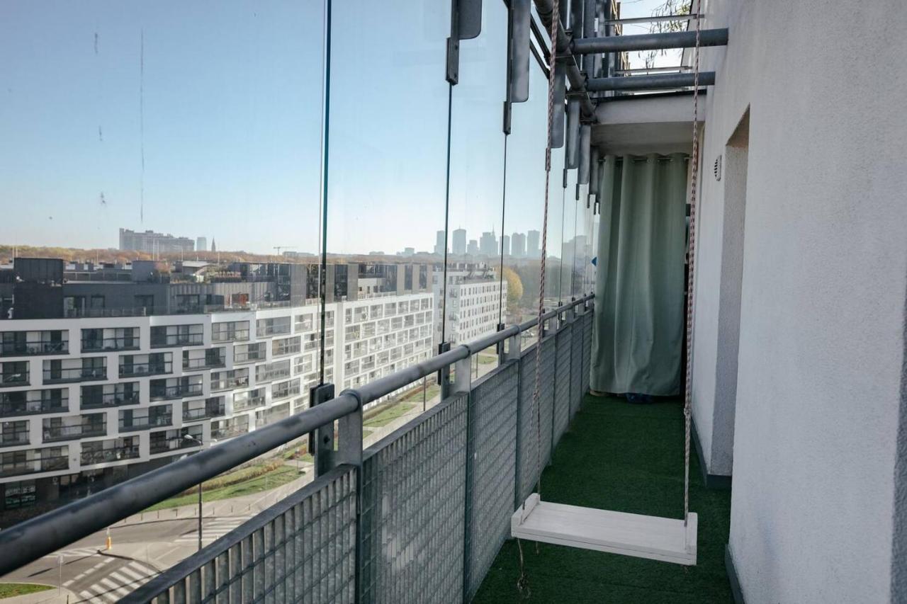 ורשה Dwupoziomowy, Rodzinny Apartament. Ochrona, Garaz. מראה חיצוני תמונה